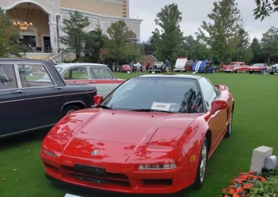 This is a photo of a 1997 Acura NSX in Curva Red at the Boston Cup 2020 Car Show in Everett, MA.