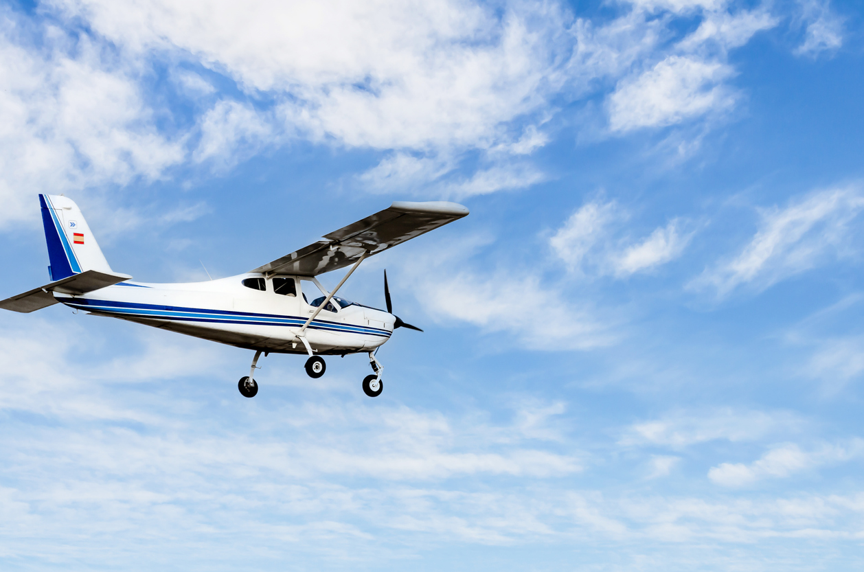 Small airplane flying - Aviation Insurance, Stonewall Insurance, MA