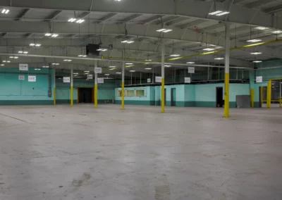 An inside view of Stonewall Garage’s Heated Indoor Car storage facility in Enfield Connecticut