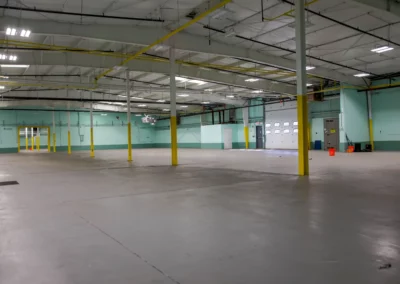An inside view of Stonewall Garage’s Heated Car storage facility in Enfield Connecticut