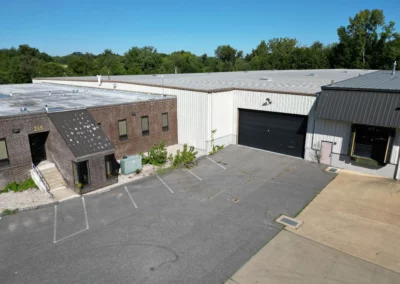 An aerial view of Stonewall Garage’s Holding Tank Car storage facility in Enfield Connecticut