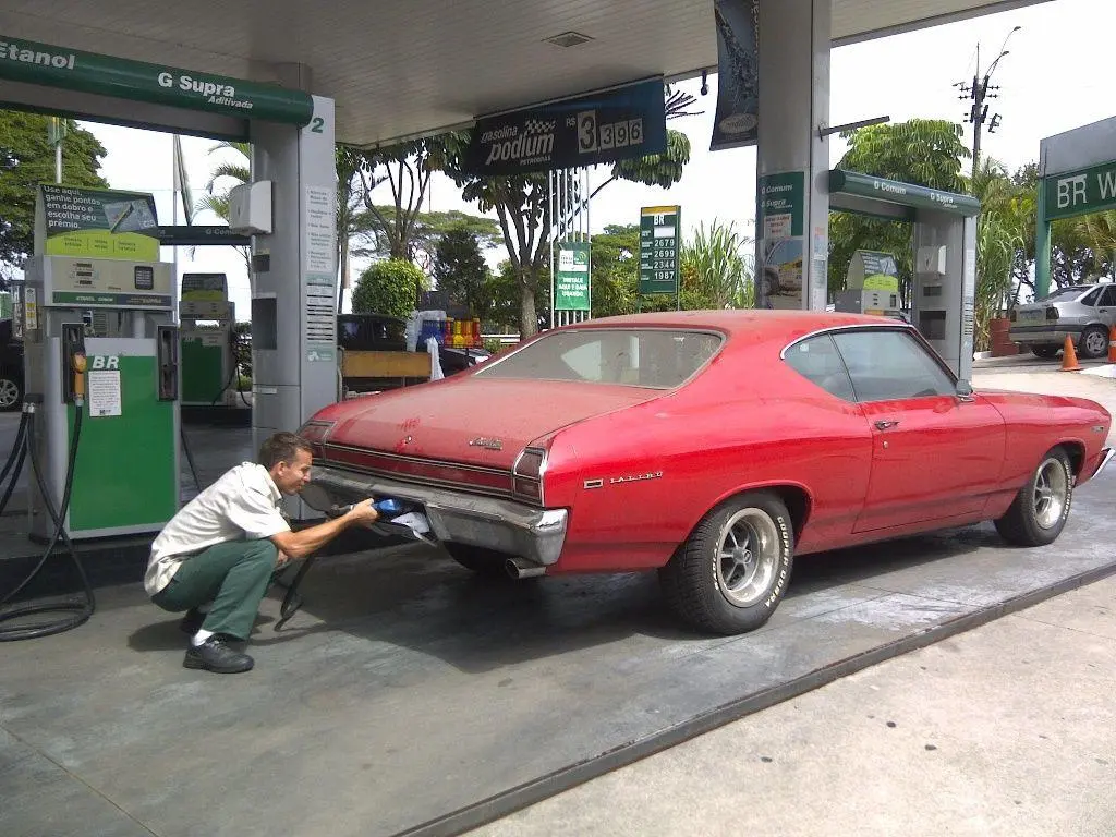 1969 Chevy Malibu Gas Cap Behind License Plate